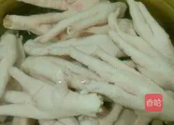 Illustration of how to make vinegar chicken feet 1