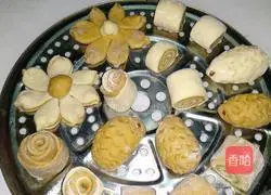 Illustration of how to make two-color steamed buns 4