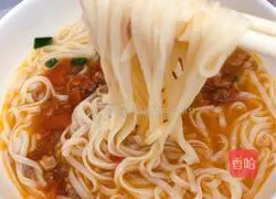 Illustration of how to make tomato meat sauce noodle soup 18