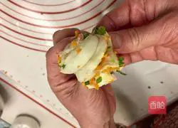 Illustration of how to make nutritious flower rolls 11