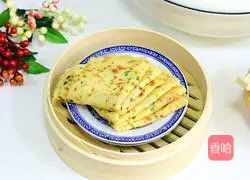 Illustration of how to make carrot and egg pancakes 14