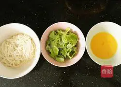 Kuaishou Green Vegetable and Egg Noodles Recipe Illustration 6