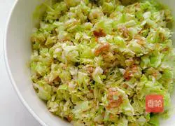 Illustration of how to make cabbage and green pepper stuffed buns 6