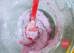 Milk-flavored purple sweet potato cake recipe 12