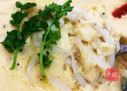 Illustration of how to make whitebait steamed eggs 9