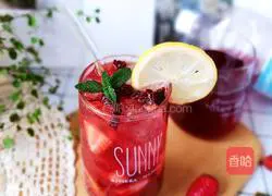 Double Berry Lemon Tea Recipe Illustration 12