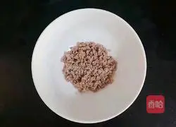 Illustration of how to make iron-supplemented rice custard (baby food supplement) 4