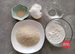 Illustration of how to make rice cake 1