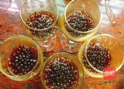 Illustration of how to make sago milk tea ☕️11