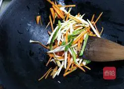 Illustration of how to make vegetable burritos 2