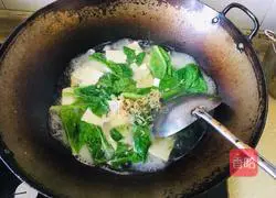 Illustration of how to make cabbage and tofu soup 7