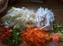 Illustration of Cumin Fried Noodles 7