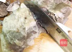 Illustration of how to make radish stewed mutton 15