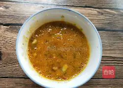 Illustration of how to make steamed egg chili sauce 9