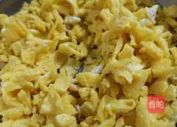 Leeks, fungus, egg dumplings Illustration of how to do it 3