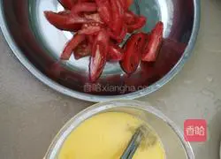 Illustration of how to make tomato and egg noodles 1