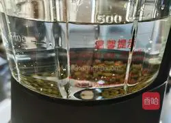 Illustration of how to make thick mung bean soup 5