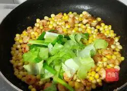 Illustration of how to make shrimp and corn 10