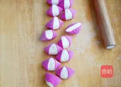 Illustration of how to make colorful dumplings 11