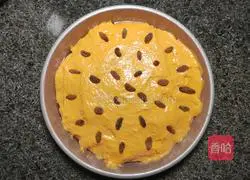 Illustration of how to make old pumpkin evaporated cake (one egg, one bowl of noodles) 9