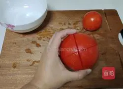 Enoki mushroom tomato soup Illustration of how to do it 1