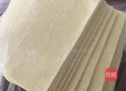 Xiaoyuer Wonton and Purple Sweet Potato Noodles Illustration of how to make noodles 1