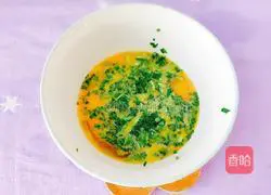 Illustration of how to make glutinous rice pancakes with chives and eggs 4