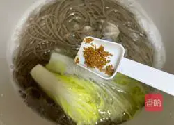 Illustration of how to make clear soup soba noodles 7 