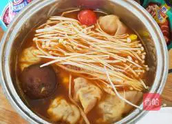 Vegetarian hot pot recipe illustration 4