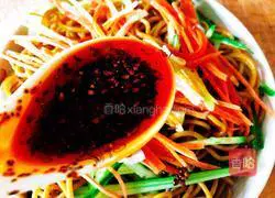 Illustration of how to make cold glutinous rice noodles 7