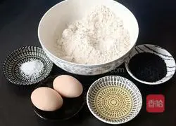 Snacks#Sesame wheat flower recipe illustration 1