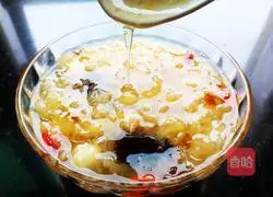 Tremella and Lotus Seed Soup~Illustrations of some tricks for getting out the glue 4