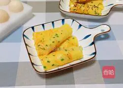 Illustration of how to make carrot and egg pancakes 16