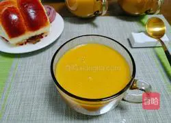 Illustration of how to make apple, white fungus and millet paste 1