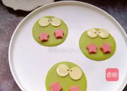 Cute and cute little frog Illustration of how to make waffles 10