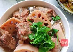 Lotus root and pork ribs soup recipe 6