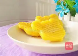 Illustration of how to make orange milk pancakes (little bear head shape) 21