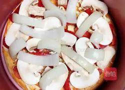 Illustration of how to make scallop seafood pizza 8