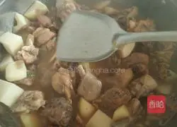 Potato stew Illustration of how to make chicken legs 9