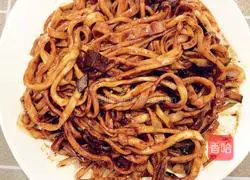 Illustration of how to make Korean fried noodles 9