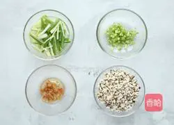 Illustration of how to make salty glutinous rice balls 2