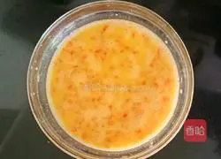 Illustration of how to make iron-supplemented rice custard (baby food supplement) 7