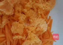 Illustration of how to make two-color carrot rolls 4