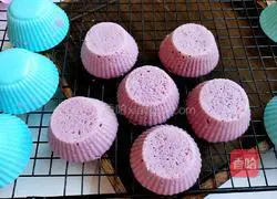 Illustration of how to make purple sweet potato rice cake 9