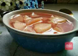 Illustration of how to make peaches in sugar water 10