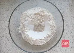 Illustration of how to make scallion-flavored dough cake 2