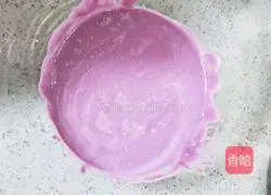 Illustration of how to make milky purple sweet potato cake 10