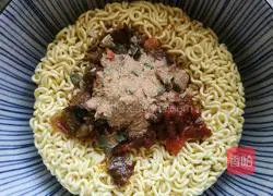 Bubbles Illustration of how to make instant noodles 1