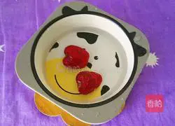 Illustration of how to make strawberry, orange, milk and sago 12