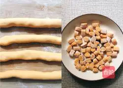 Illustration of how to cook handmade sweet potato and grass jelly 3